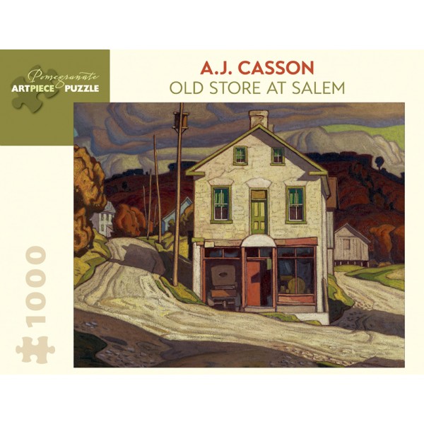 Stary sklep w Salem, A.J. Casson - Sklep Art Puzzle